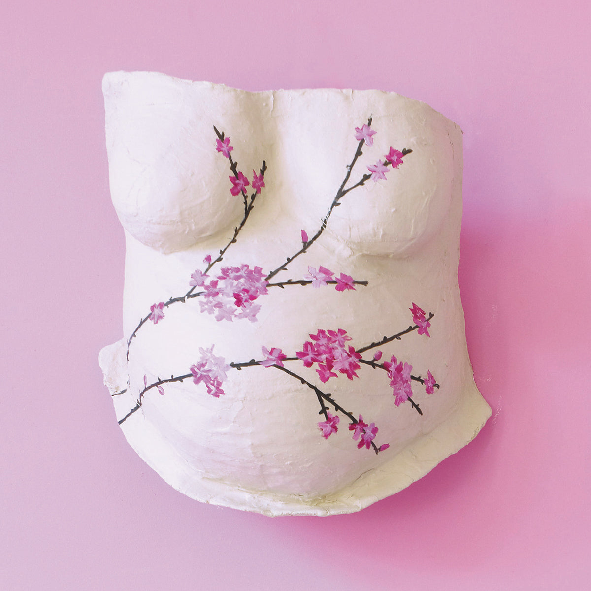 Creating Artwork From a Pregnancy Belly Cast