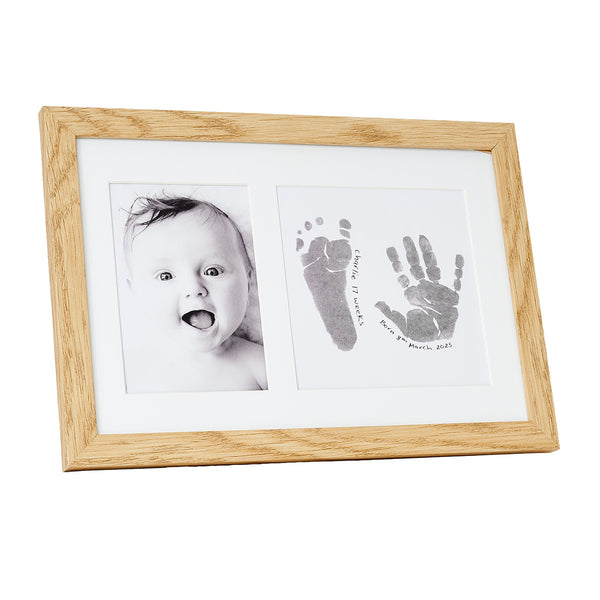 Inkless Print Photo Frame Kit - Oak finish