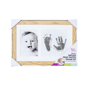 Inkless Print Photo Frame Kit - Oak Finish