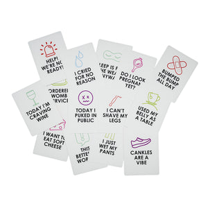 The Funniest Pregnancy Milestone Cards